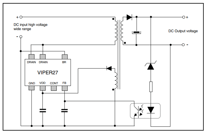 STMicroelectronics VIPer27离线高压转换器